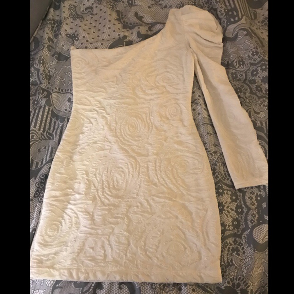 All White Mini Dress